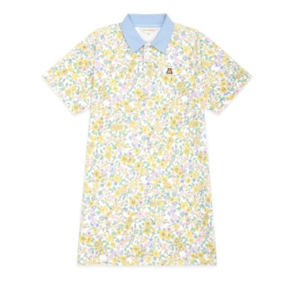 Teddy Fresh Women’s Floral Terry Polo Dress - Size L/XL - Picture 1 of 9
